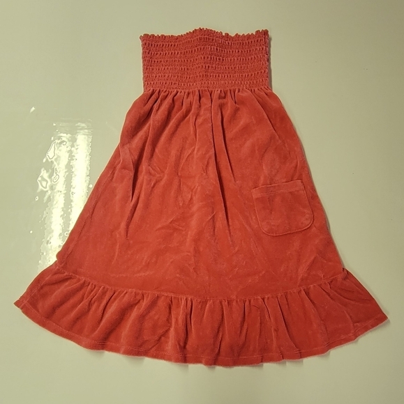 Juicy Couture - ORIGINAL VINTAGE Y2K Terry Cloth Smocked CoverUp- Made in USA - Picture 3 of 6
